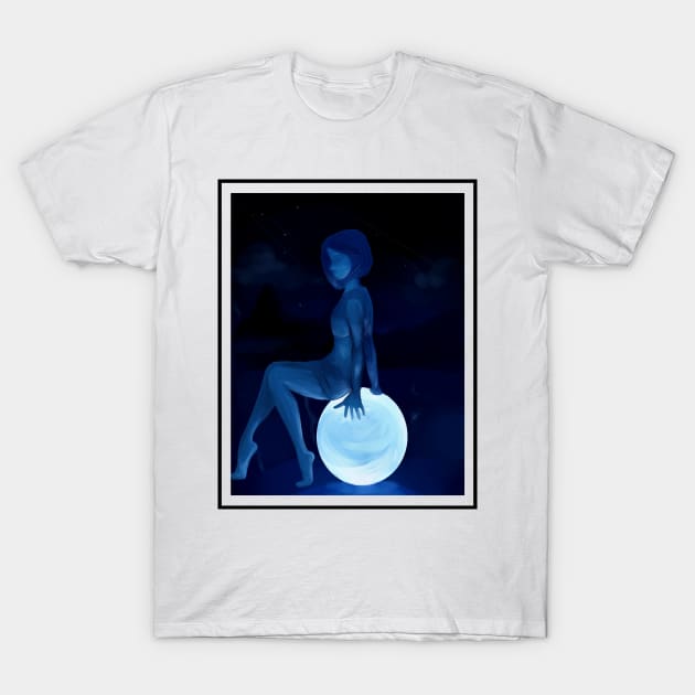 MoonGirl T-Shirt by Ekim.B